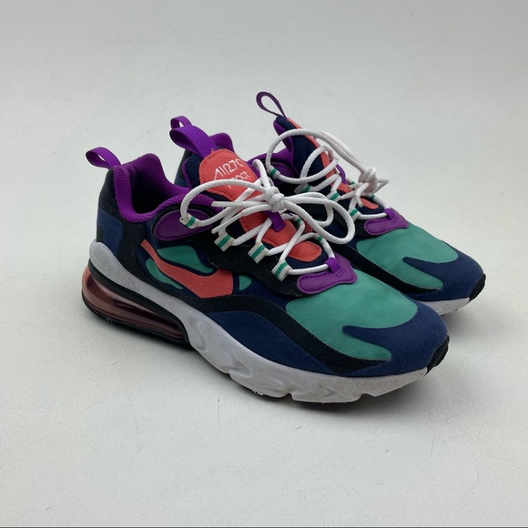 NIKE AIR MAX 270 REACT GS KID'S SHOES SIZE 4.5Y BQ0103 402 - Picture 3 of 7